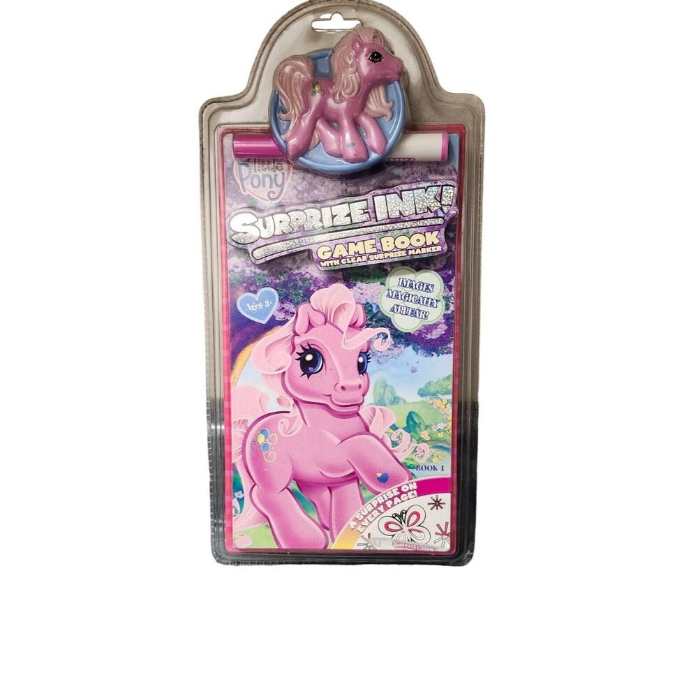 My Little Pony‎ Surprise Ink! Game Book Surprise Marker 2004 NEW OLD STOCK